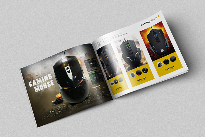 鼠標(biāo)畫冊設(shè)計，鍵盤畫冊設(shè)計公司，3C數(shù)碼產(chǎn)品畫冊設(shè)計公司{標(biāo)派視覺}