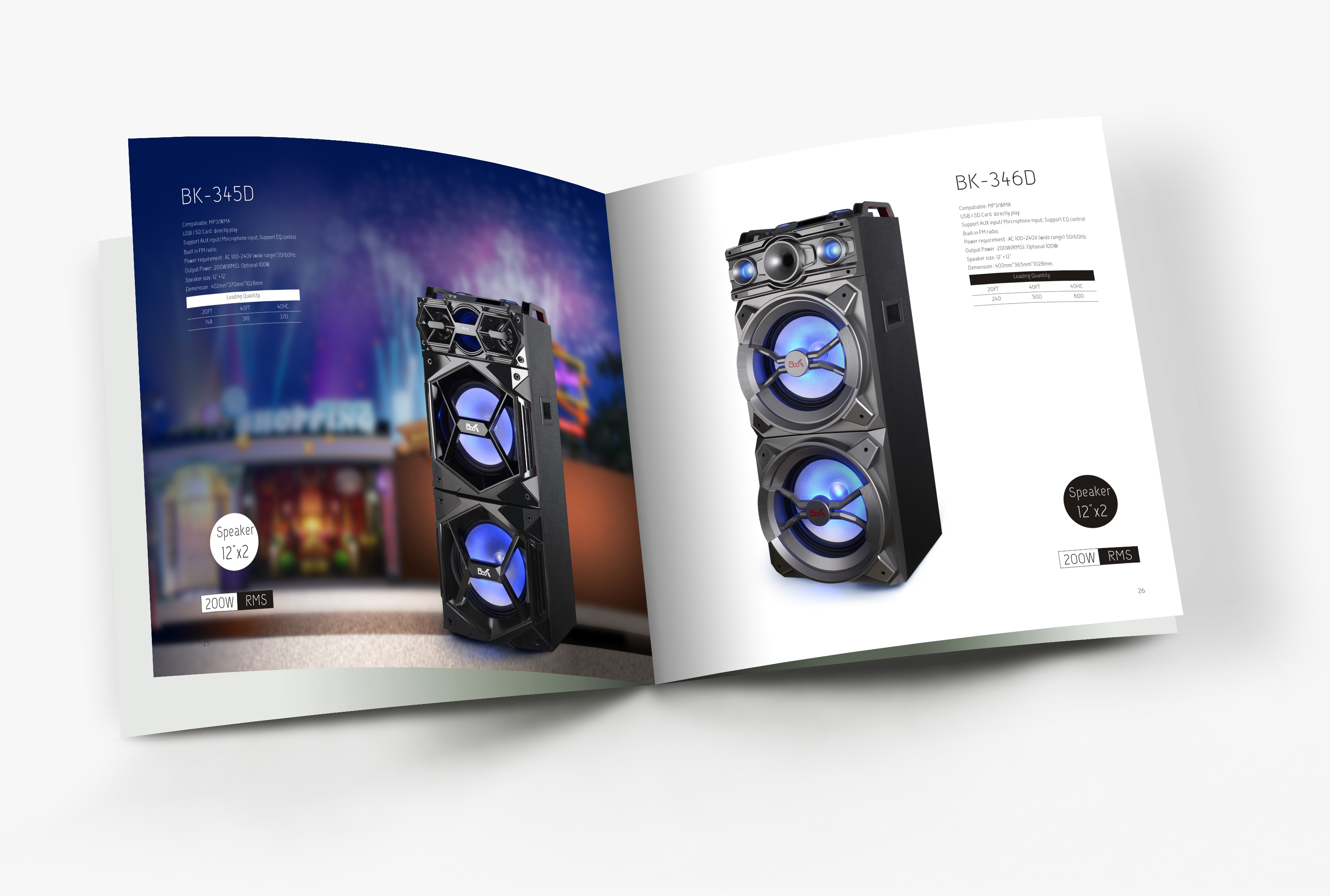 產(chǎn)品畫冊設(shè)計，音響畫冊設(shè)計印刷